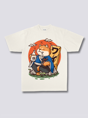 Front Print - Drunk Shiba T-Shirt