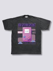 Front Print - Gameboy Vintage T-Shirt