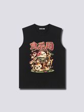 Front Print - Hungry Neko Tank Top