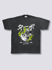 Front Print - Engine Vintage T-Shirt