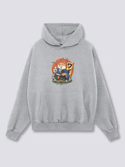 Front Print - Drunk Shiba Hoodie