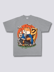 Front Print - Drunk Shiba T-Shirt