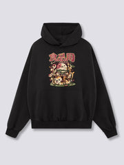 Front Print - Hungry Neko Hoodie